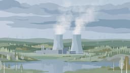 Ydinvoimala iltahämärässä: lauantain 24.10. sähkössä iltapiikki 4,80 ja yöllä 0,76 snt/kWh
