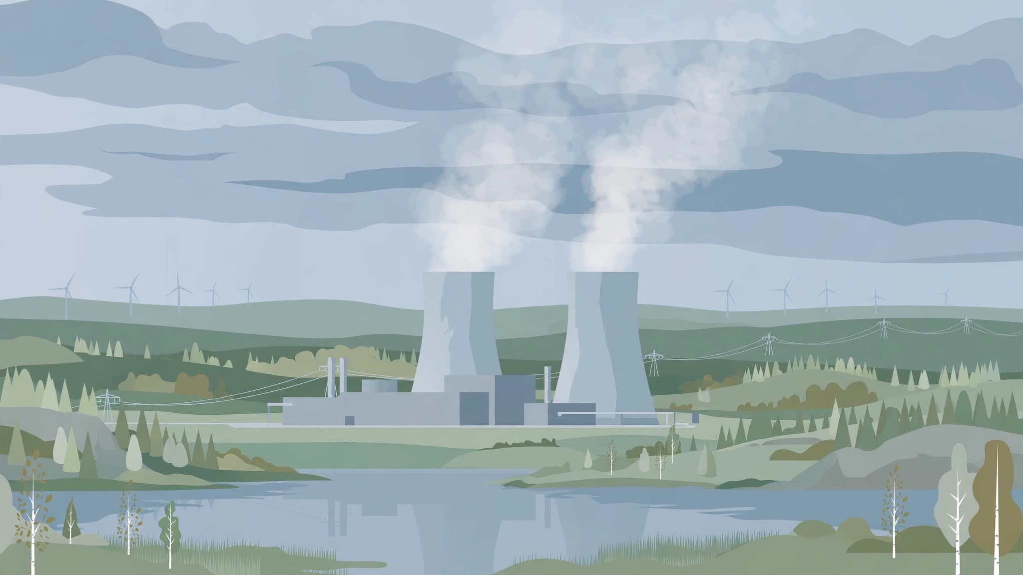 Ydinvoimala iltahämärässä: lauantain 24.10. sähkössä iltapiikki 4,80 ja yöllä 0,76 snt/kWh
